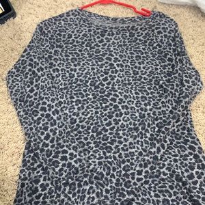 Cheetah print sweater